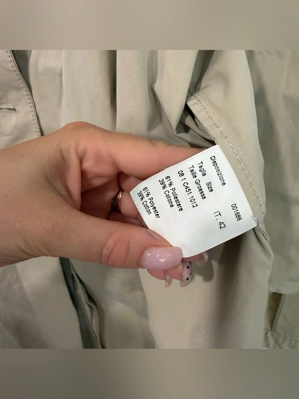 Piazza Sempione Beige Belted Trench Coat 6